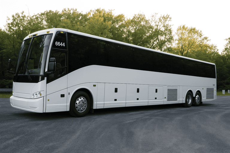 exterior of Scranton Coach Bus Service coach bus