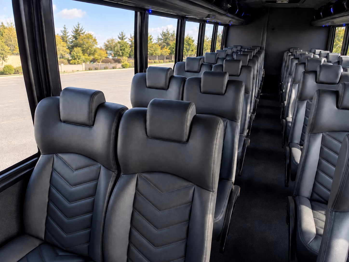 airport transfer buses for wedding guests flying into avp