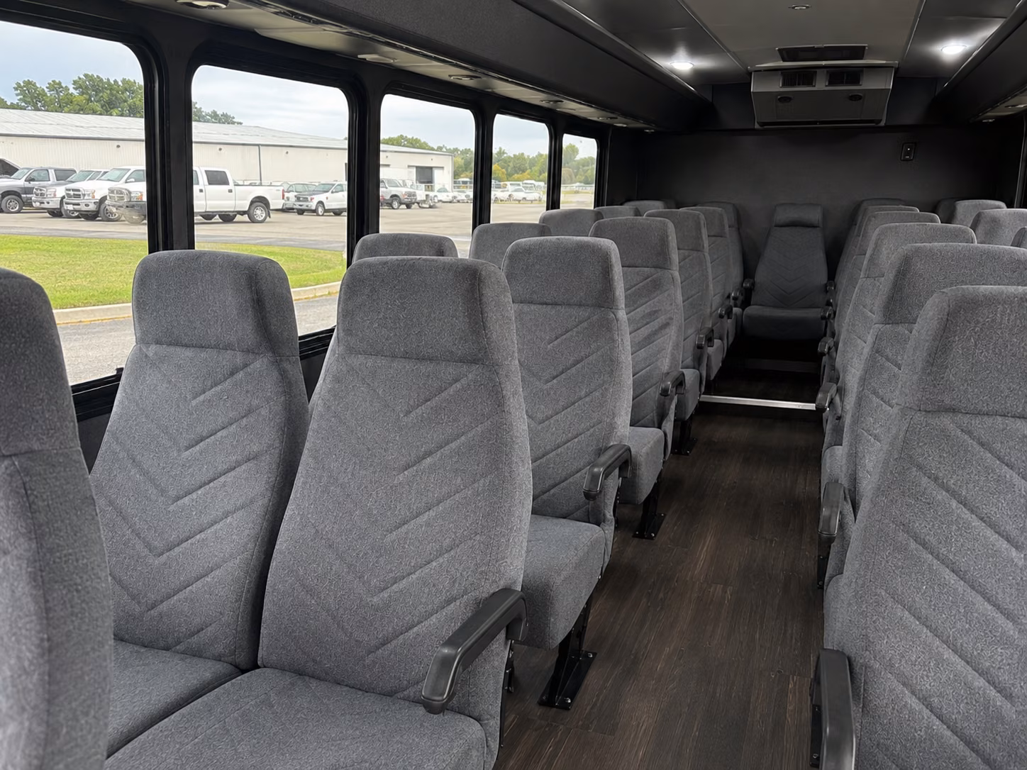 scranton 20 passenger minibus inside