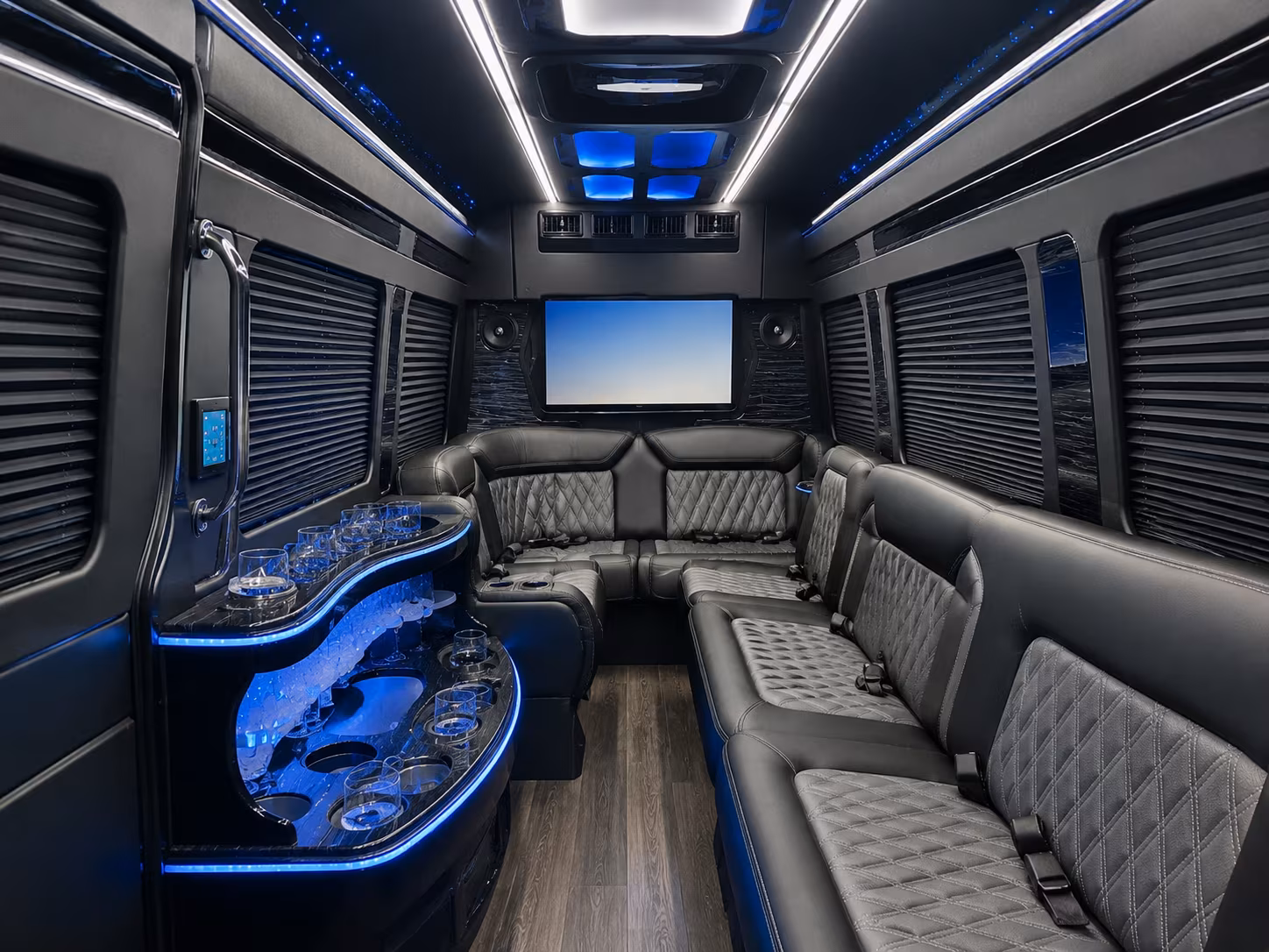 scranton sprinter limousine inside