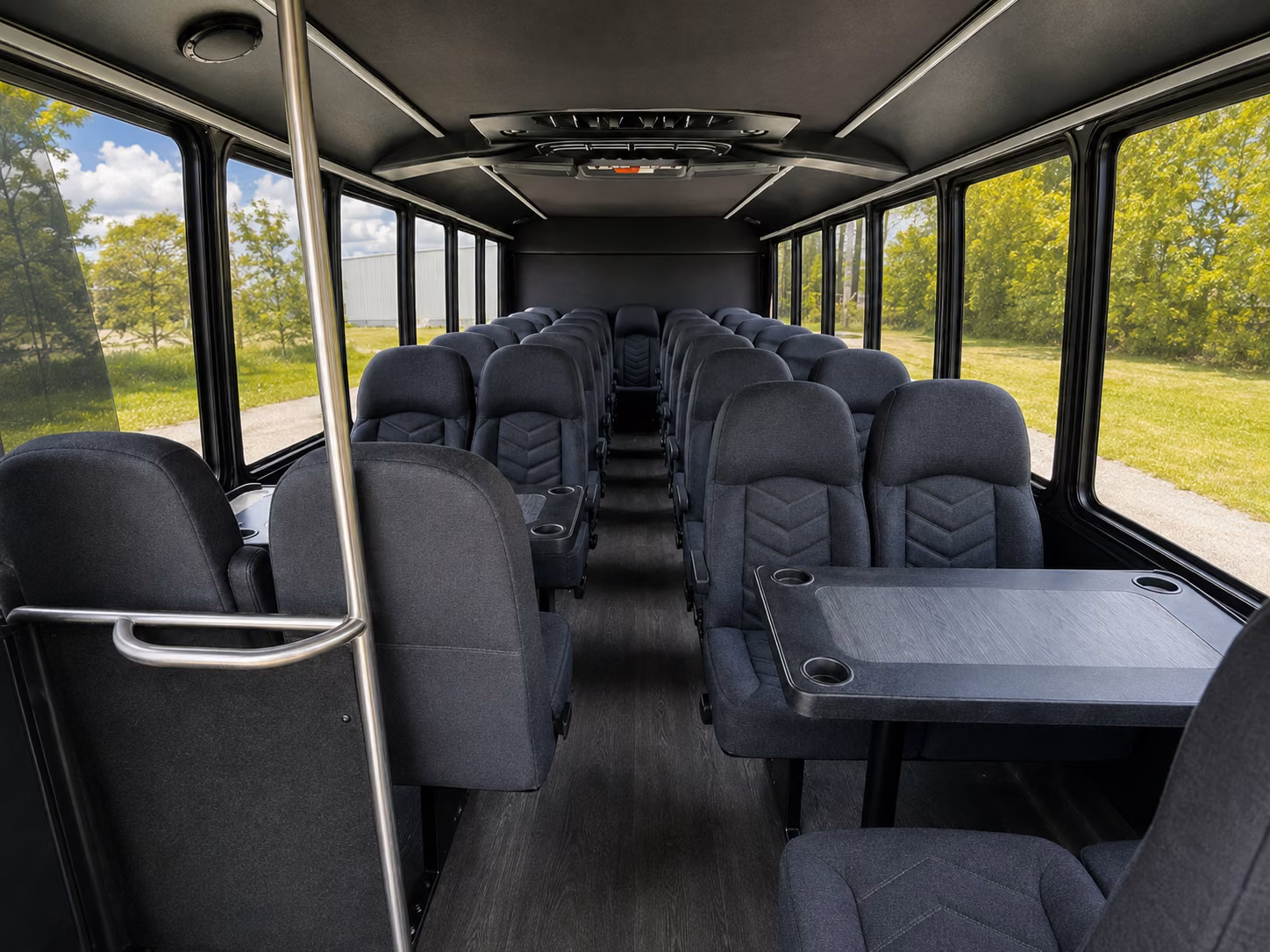 shuttle buses for scranton wedding guests between hotels and venues