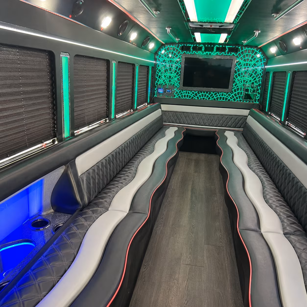 wedding party bus rental